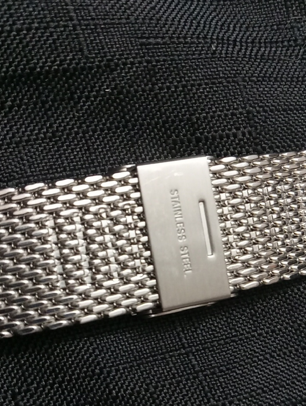 Invicta Silver Mesh Stainless Steel Watch Bracelet - Picture 4 of 7